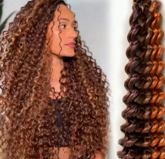Italy curls Deep twist boho curls Crochet Hair