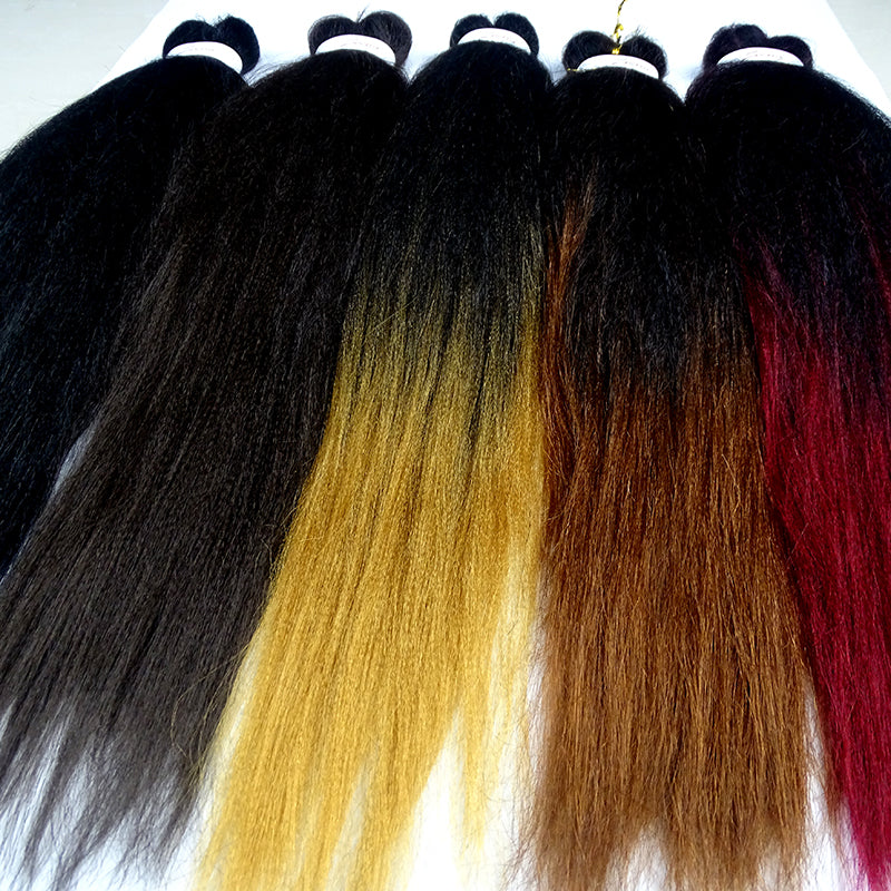 Chemical Fiber Long Straight Cornrows Wigs