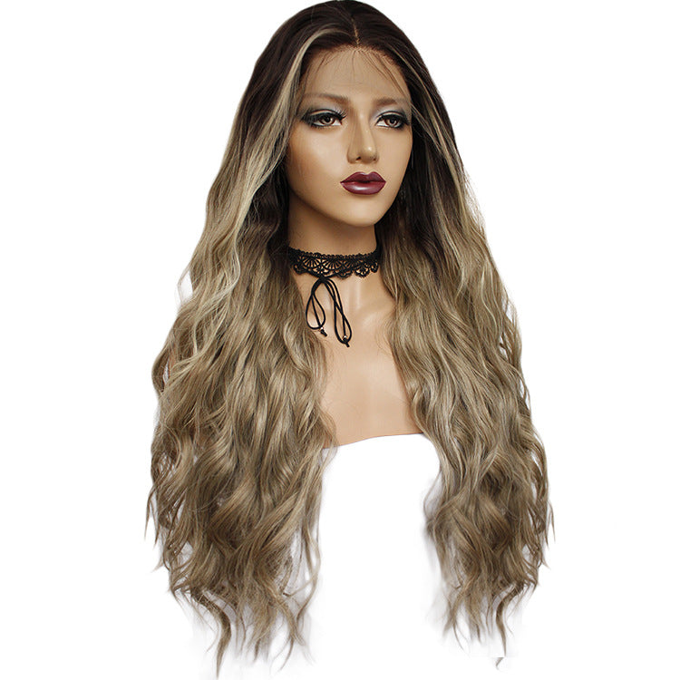 Binsac gradient long curly wig