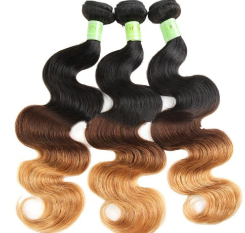 T1B27 Ombre Hair Curtain Bundle