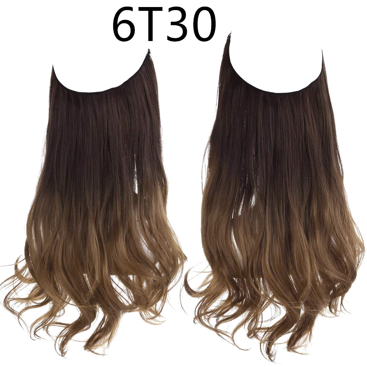 Female Fish Line Wavy Short Curly Hair Wig