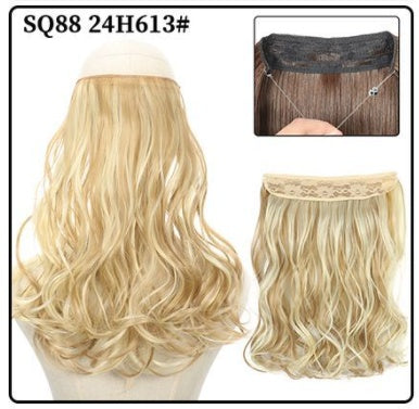 Female Fish Line Wavy Short Curly Hair Wig