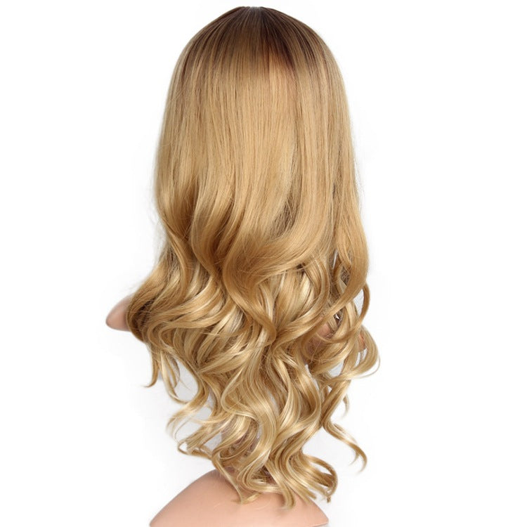 Gradient chemical fiber wig