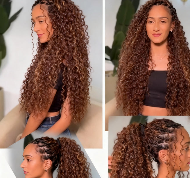Italy curls Deep twist boho curls Crochet Hair
