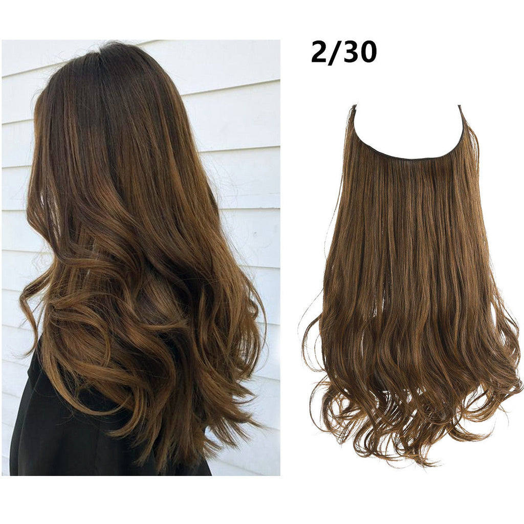 Female Fish Line Wavy Short Curly Hair Wig