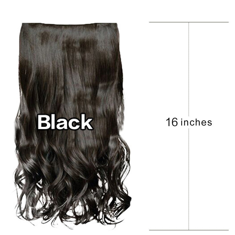 Female five card wig piece