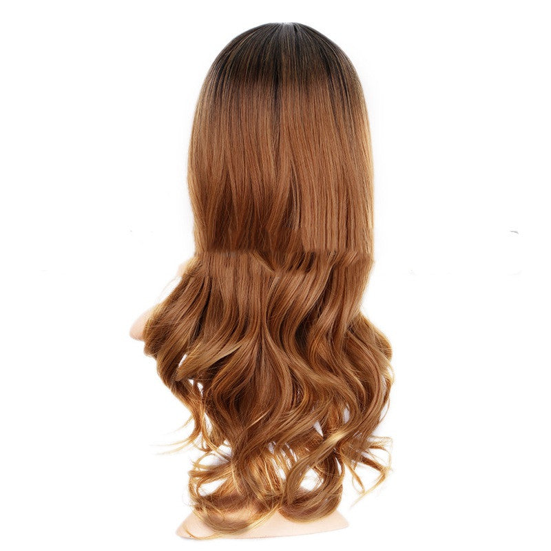 Gradient chemical fiber wig
