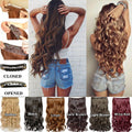 Female five card wig piece