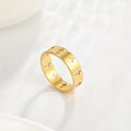Cut Out Cross Ring