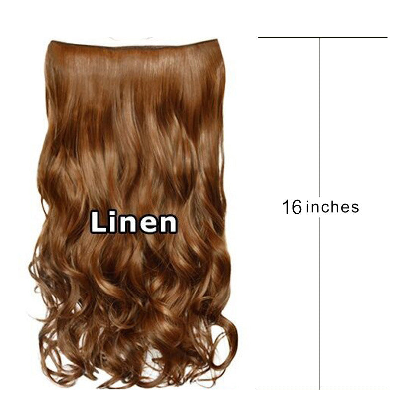Female five card wig piece