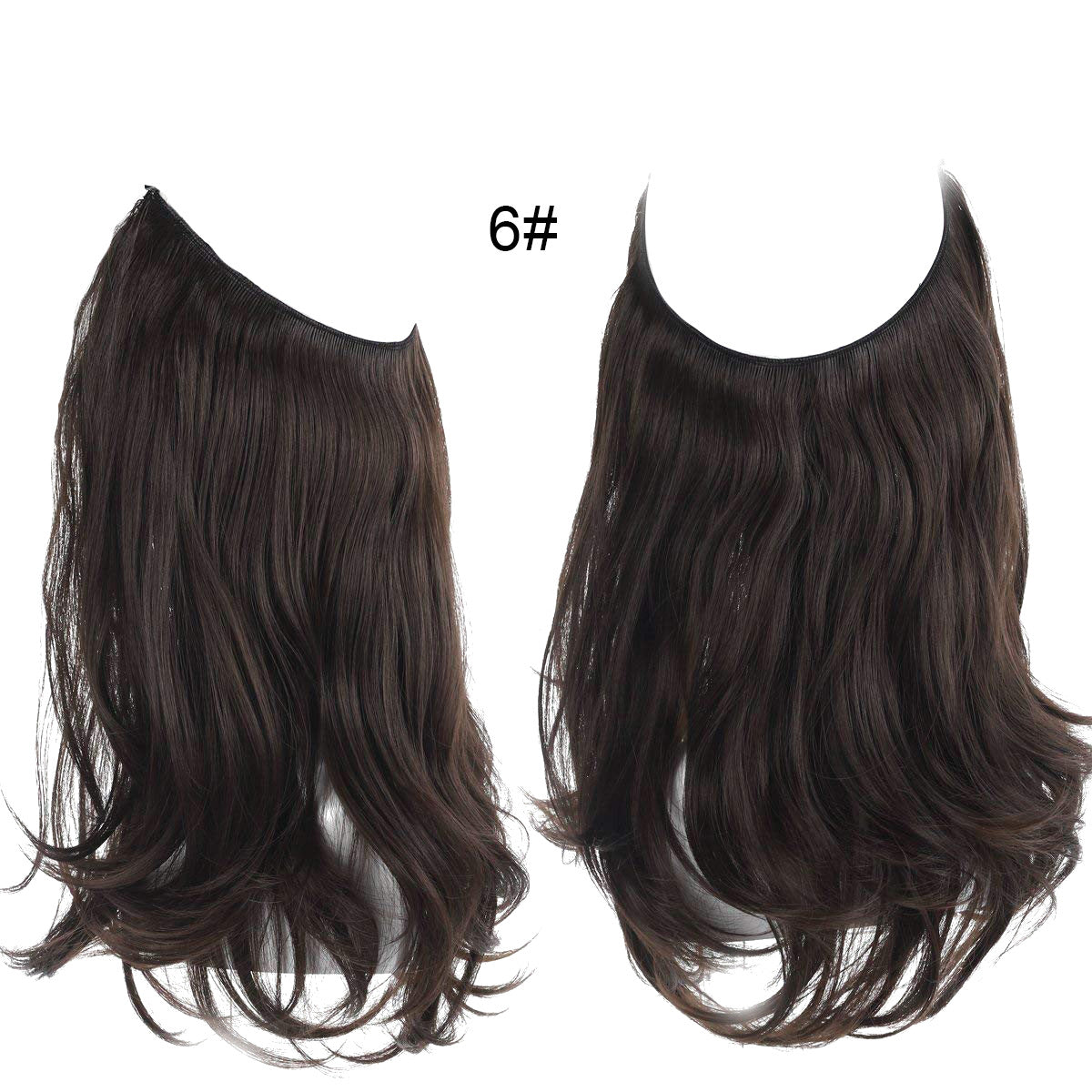 Female Fish Line Wavy Short Curly Hair Wig