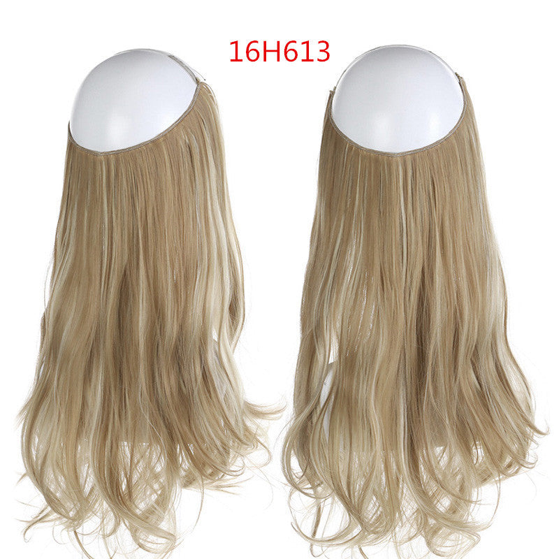 Female Fish Line Wavy Short Curly Hair Wig