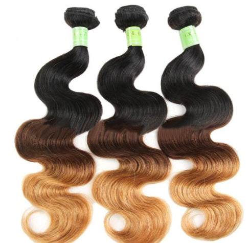 T1B27 Ombre Hair Curtain Bundle