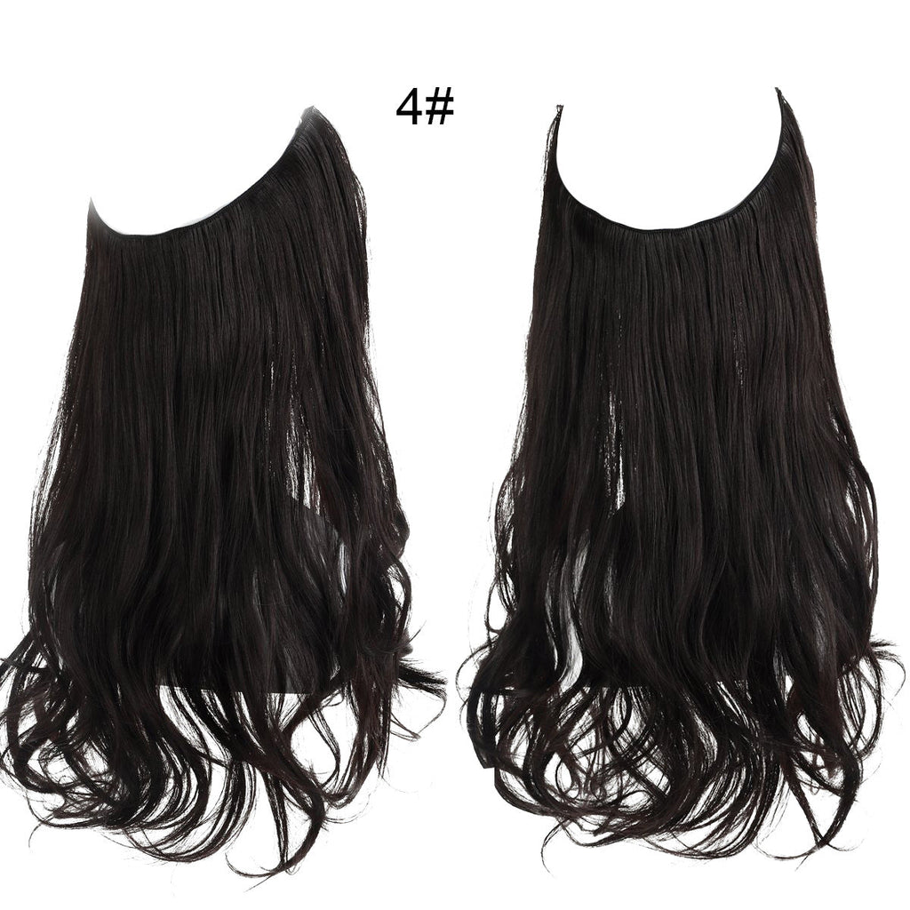 Female Fish Line Wavy Short Curly Hair Wig