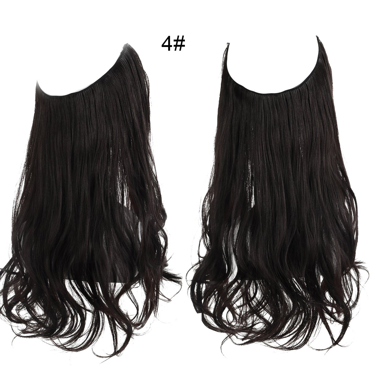 Female Fish Line Wavy Short Curly Hair Wig