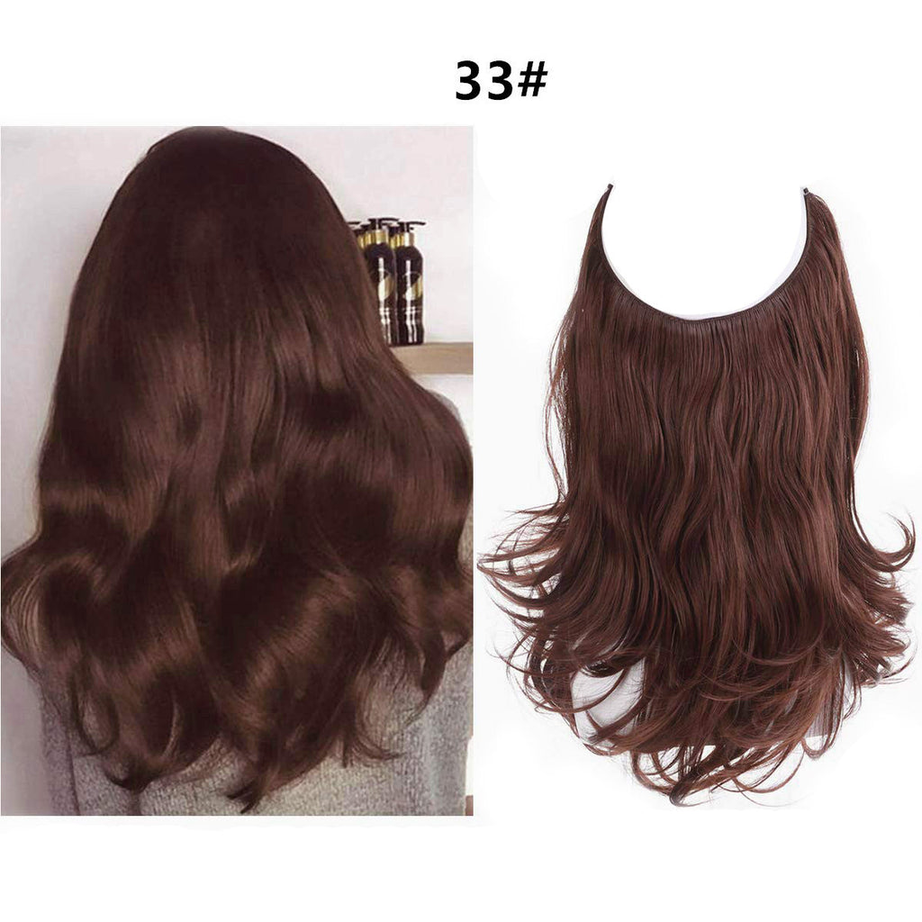 Female Fish Line Wavy Short Curly Hair Wig