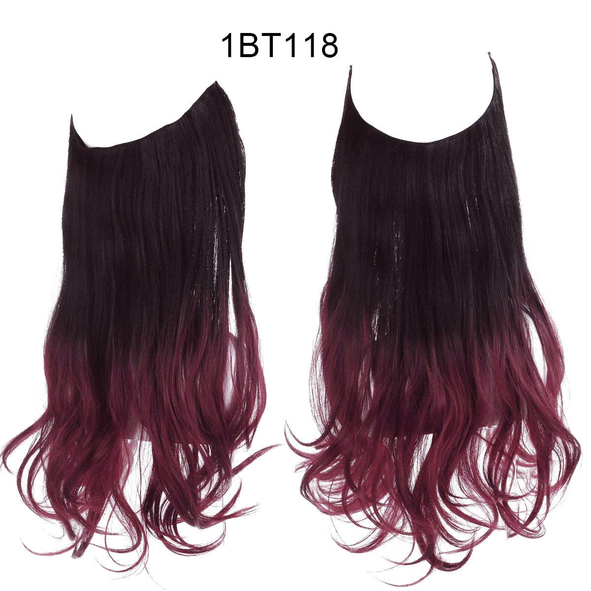 Female Fish Line Wavy Short Curly Hair Wig