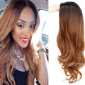 Gradient chemical fiber wig