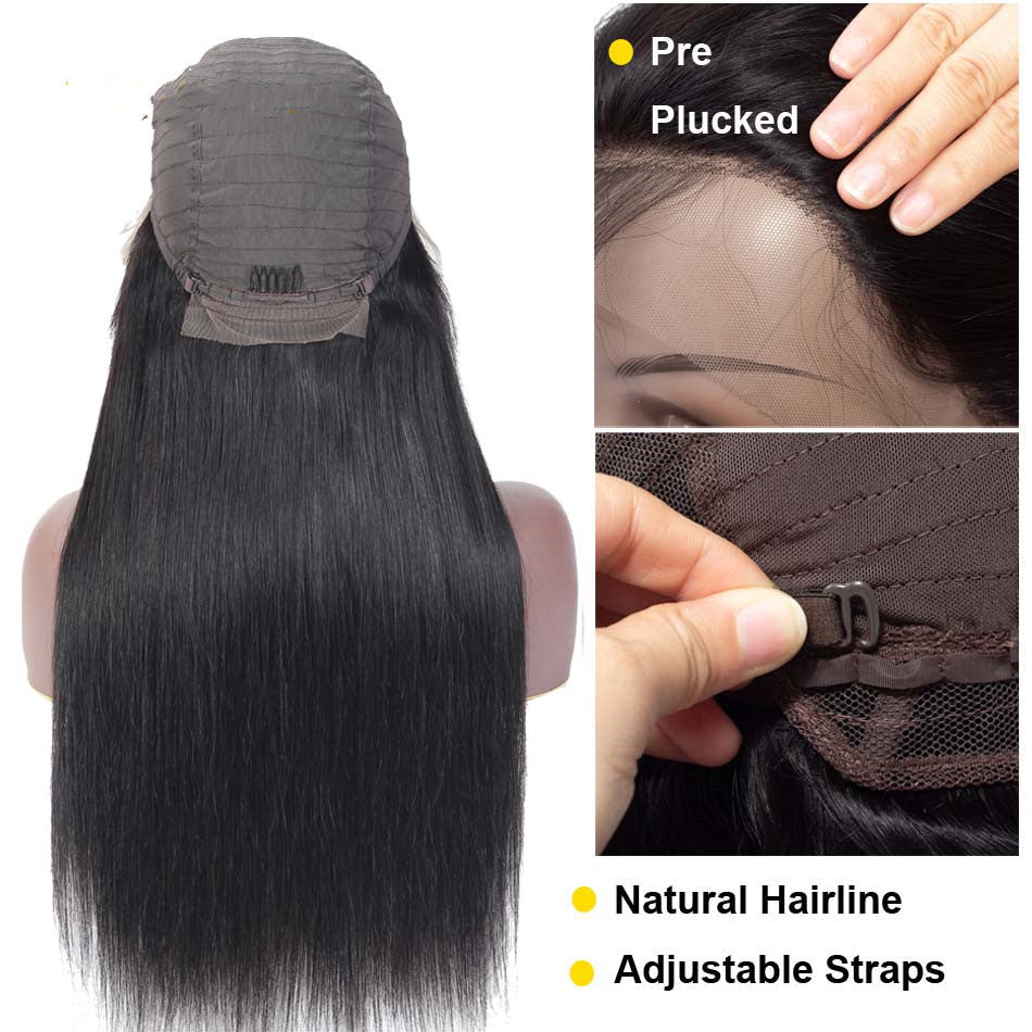 Black Synthetic Front Lace Wig Headgear
