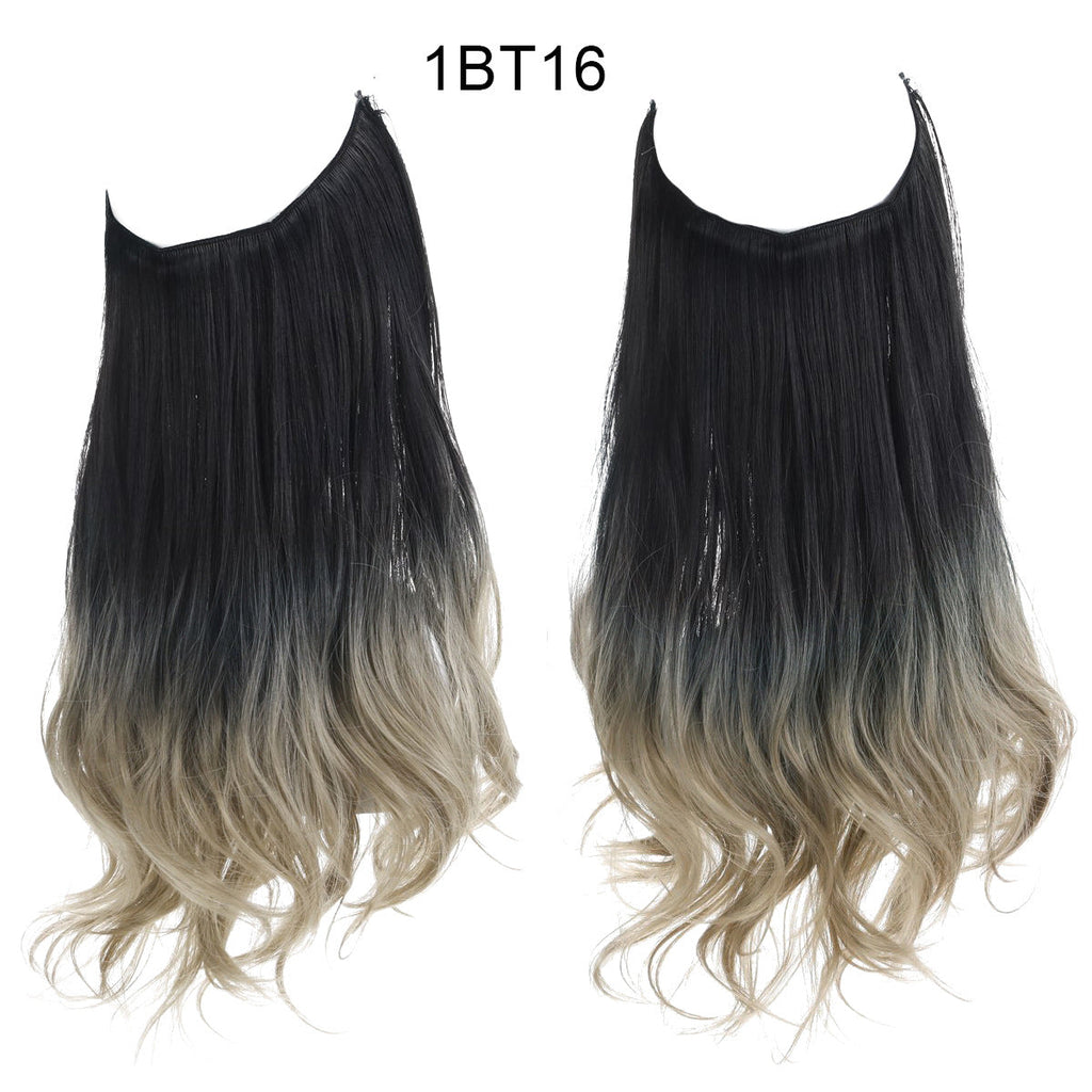 Female Fish Line Wavy Short Curly Hair Wig
