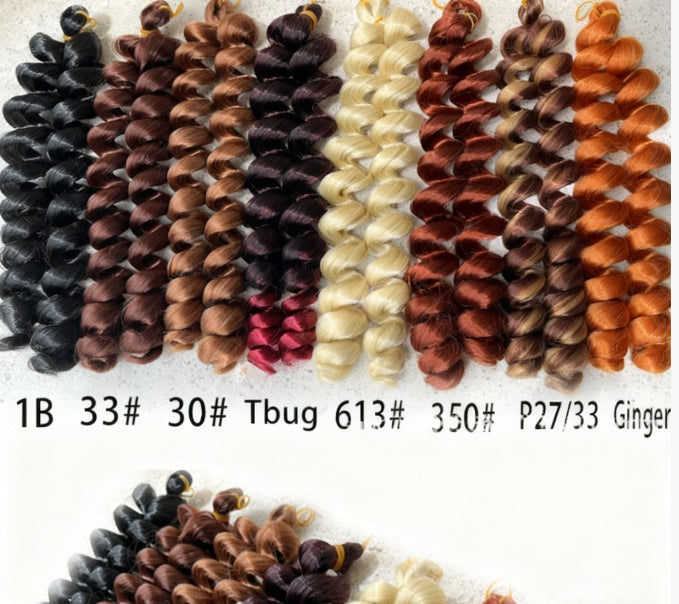 Italy curls Deep twist boho curls Crochet Hair