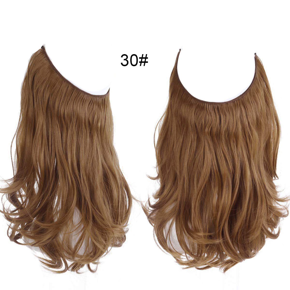Female Fish Line Wavy Short Curly Hair Wig