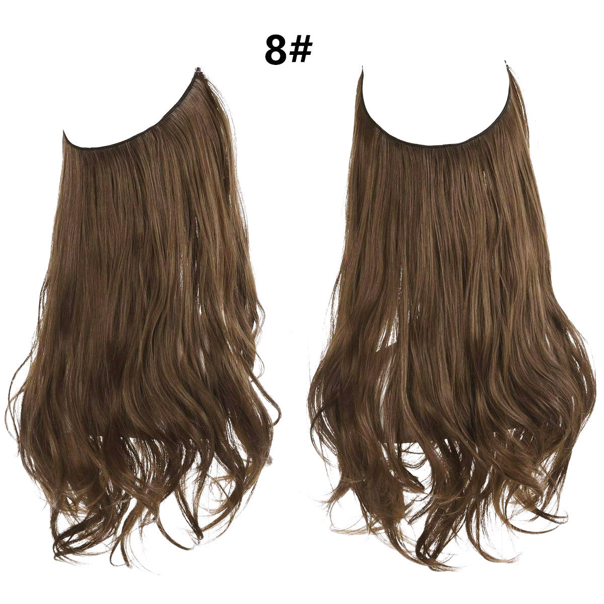 Female Fish Line Wavy Short Curly Hair Wig
