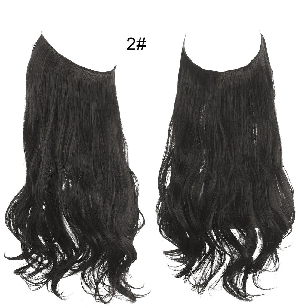 Female Fish Line Wavy Short Curly Hair Wig