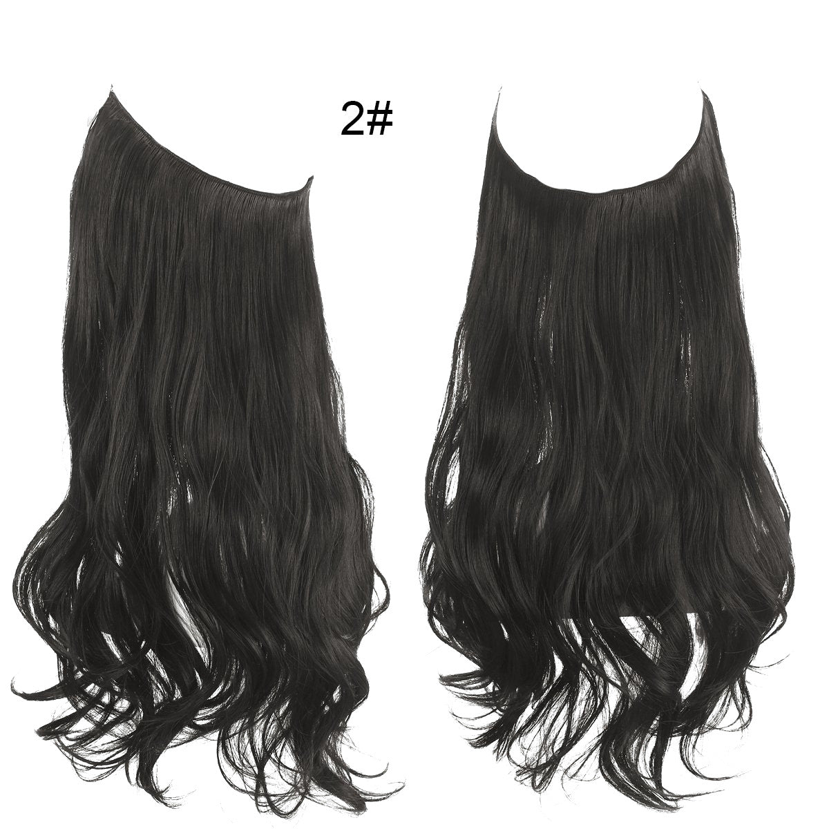 Female Fish Line Wavy Short Curly Hair Wig