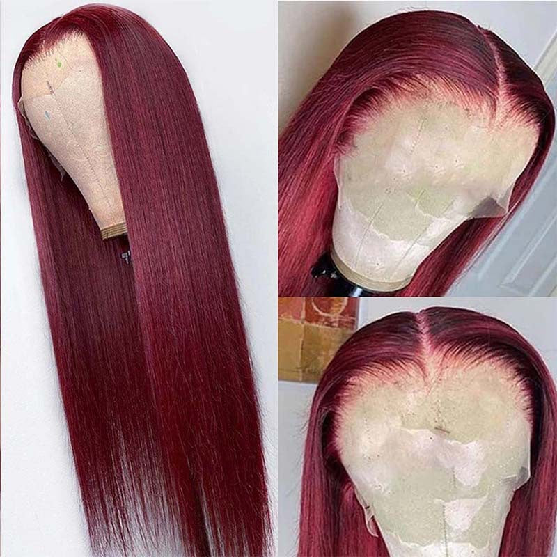 ZAMIHBI Front Lace Wig Smooth Hair