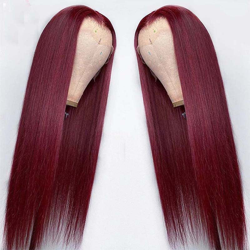 ZAMIHBI Front Lace Wig Smooth Hair