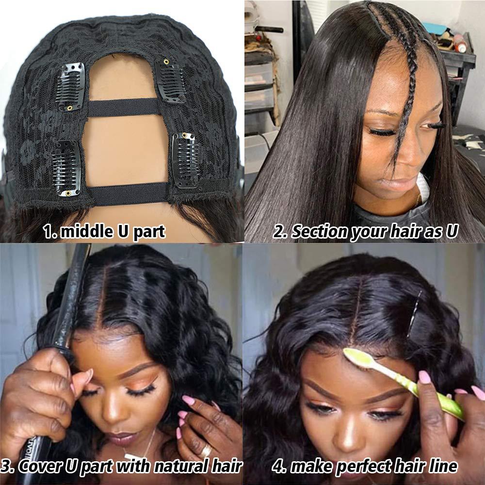 Mid-seam Human Wig