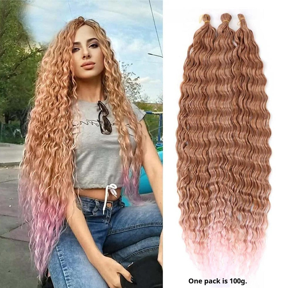 Deep Wave Wig Crochet Latin Curly Hair