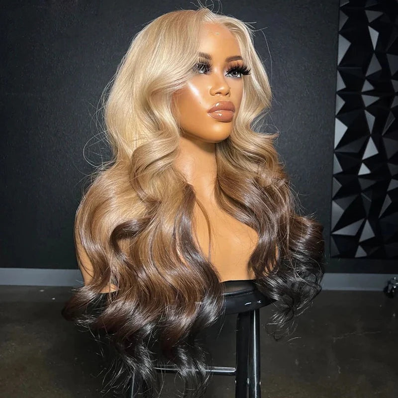 Highlight Honey Blonde Loose Wave Wig
